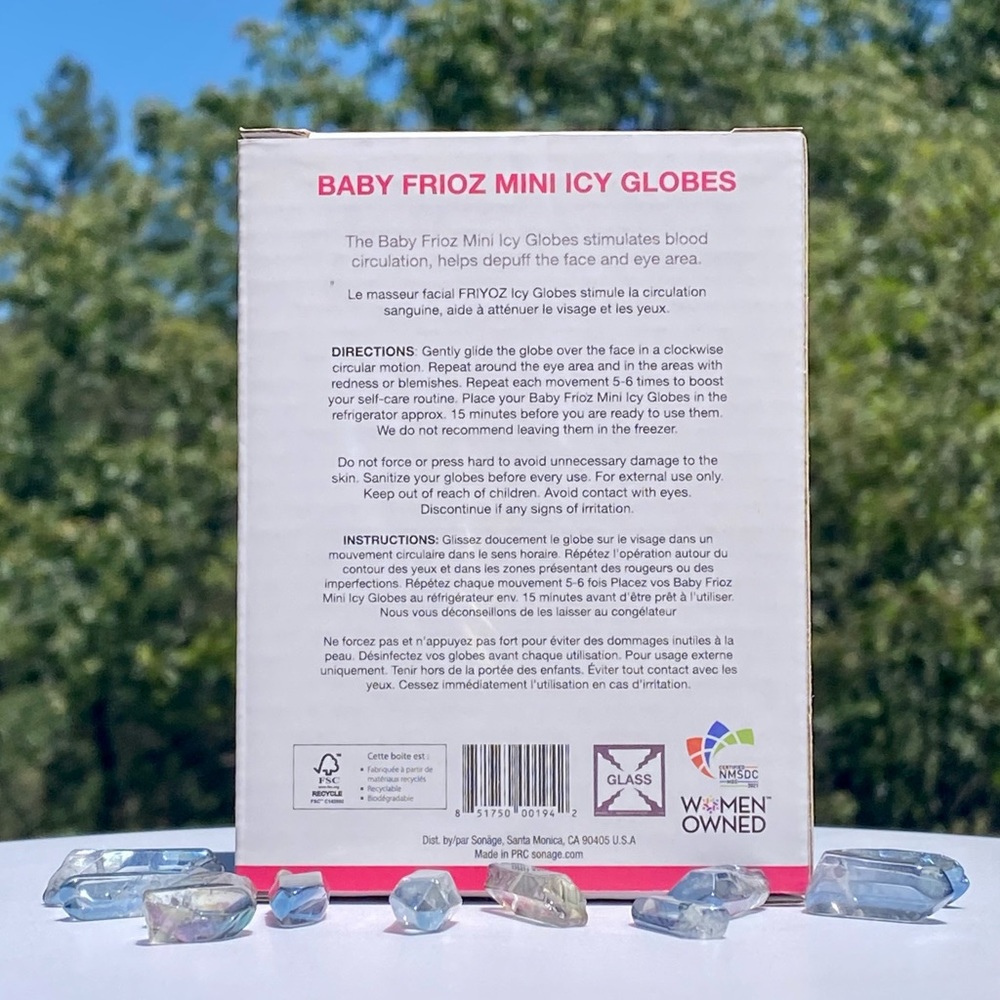 🆕 Sonäge | 💐BABY FRIOZ ICY GLOBES: Facial Globes. - Picture 3 of 10